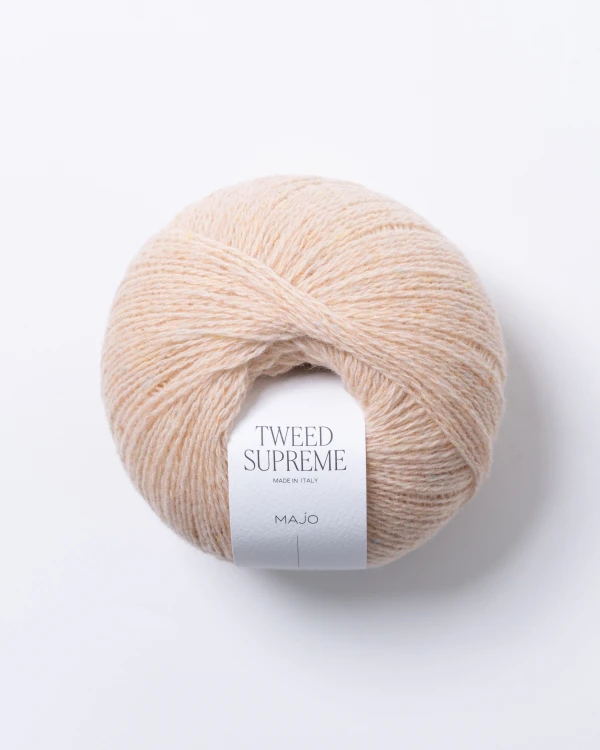 Włóczka MAJO Garn Tweed Supreme kolor 311 Peach