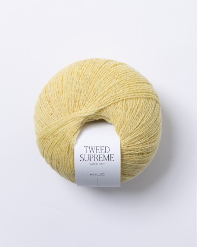 Włóczka MAJO Garn Tweed Supreme kolor 308 Banana