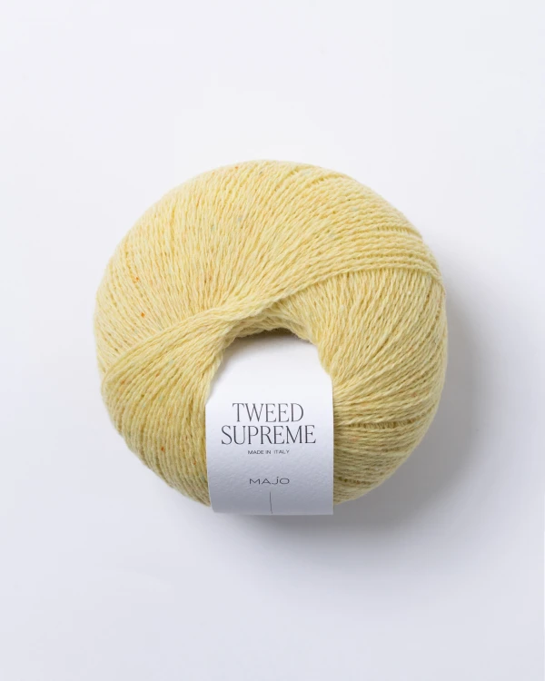 Włóczka MAJO Garn Tweed Supreme kolor 308 Banana