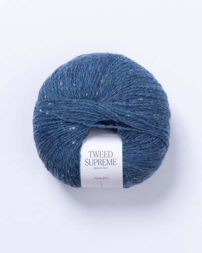 Włóczka MAJO Garn Tweed Supreme kolor PETROL BLUE.jpeg