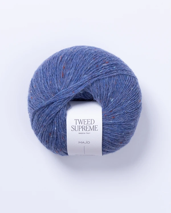 Włóczka MAJO Garn Tweed Supreme kolor 510 steel blue.jpg
