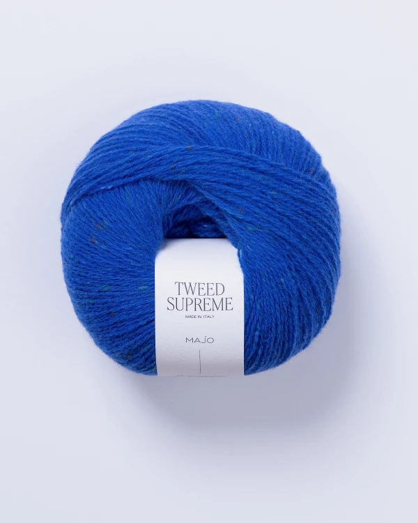Włóczka MAJO Garn Tweed Supreme kolor 511 cobalt