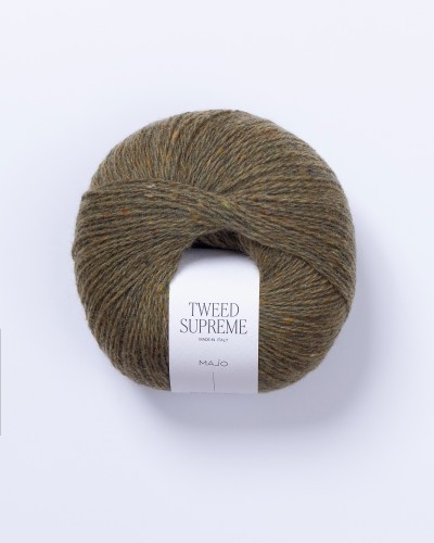 Włóczka MAJO Garn Tweed Supreme kolor 705 Avocado