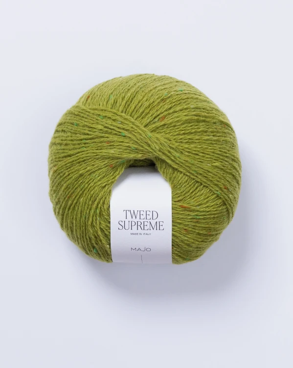 Włóczka MAJO Garn Tweed Supreme kolor 701 Pistachio