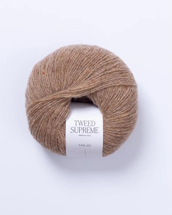 Włóczka MAJO Garn Tweed Supreme kolor 114 Tan