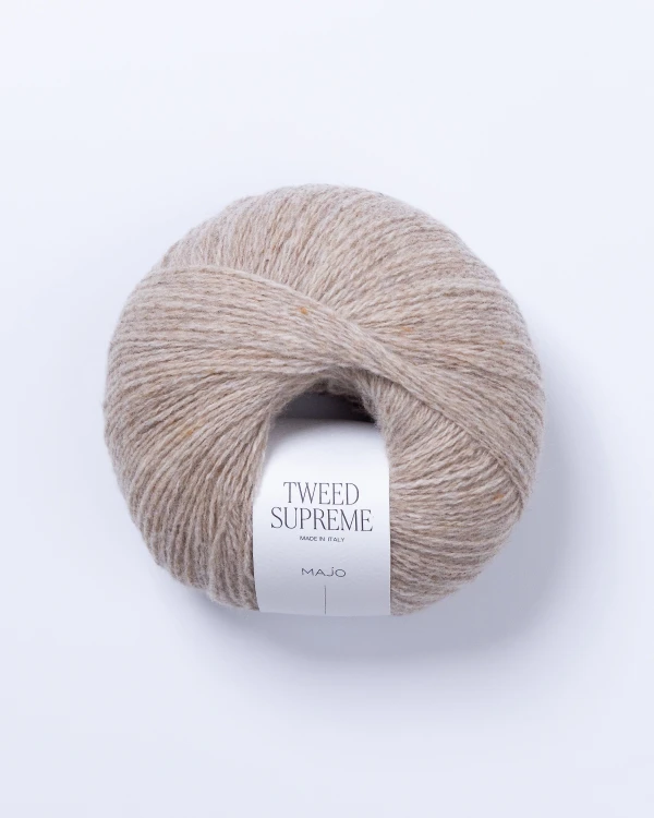 Włóczka MAJO Garn Tweed Supreme kolor 108 Linen