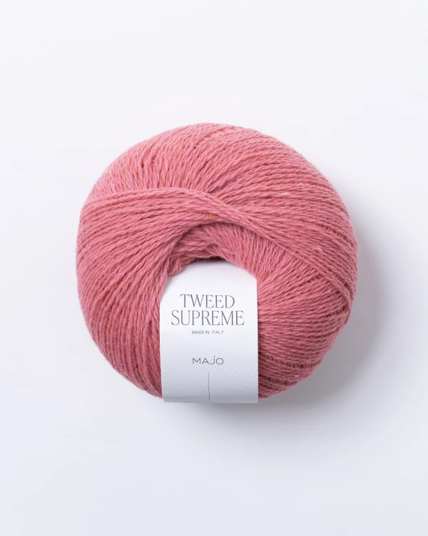 Włóczka MAJO Garn Tweed Supreme kolor 216 Antique Rose